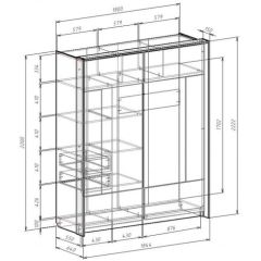 Шкаф-купе 1800 ЛИБЕРТИ в Миассе - miass.mebel24.online | фото 4