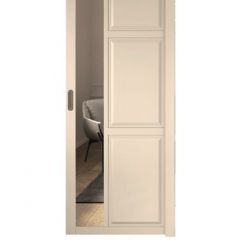 Шкаф-купе 2150 серии NEW CLASSIC K1+K1+K1+B22+PL4 (по 2 ящика лев/прав+F обр.штанга) профиль «Капучино» в Миассе - miass.mebel24.online | фото 13