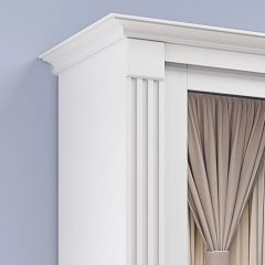Шкаф-купе 2150 серии NEW CLASSIC K1+K1+K1+B22+PL4 (по 2 ящика лев/прав+F обр.штанга) профиль «Капучино» в Миассе - miass.mebel24.online | фото 4