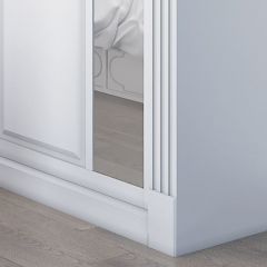 Шкаф-купе 2150 серии NEW CLASSIC K6Z+K1+K6+B22+PL2(по 2 ящика лев/прав+1 штанга+1 полка) профиль «Капучино» в Миассе - miass.mebel24.online | фото 5