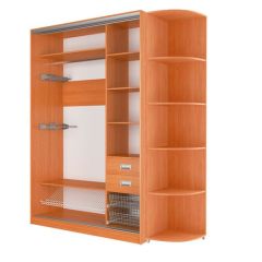Шкаф-купе Элвис 1500 вариант 1 (ЛДСП/ЛДСП) в Миассе - miass.mebel24.online | фото 3