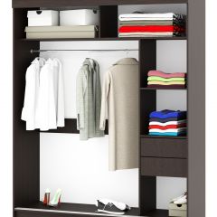Шкаф-купе Орион 1.8 серия Альянс (Венге) в Миассе - miass.mebel24.online | фото 2