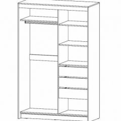 РИВЬЕРА Шкаф-купе 2х створчатый в Миассе - miass.mebel24.online | фото 2