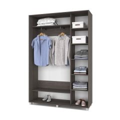 РОЛАНД Шкаф-купе Анкор темный (450*1500) Р451 в Миассе - miass.mebel24.online | фото 2