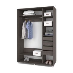 РОЛАНД Шкаф-купе Анкор темный (600*1700) Р671 в Миассе - miass.mebel24.online | фото 4
