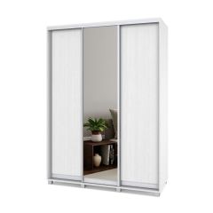 РОЛАНД Шкаф-купе с зеркалом Анкор светлый (450*1600) Р462 в Миассе - miass.mebel24.online | фото 2