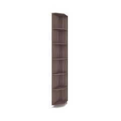 РОЛАНД Шкаф-купе с зеркалом Шимо темный (450*1000) Р402 в Миассе - miass.mebel24.online | фото