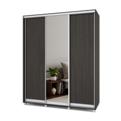 РОЛАНД Шкаф-купе с зеркалом Венге (450*1800) Р482 в Миассе - miass.mebel24.online | фото 4