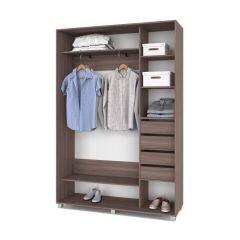 РОЛАНД Шкаф-купе Шимо темный (450*1200) Р421 в Миассе - miass.mebel24.online | фото 4