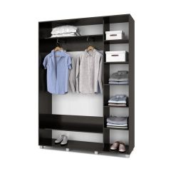 РОЛАНД Шкаф-купе Венге (450*1600) Р461 в Миассе - miass.mebel24.online | фото 3