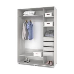 РОЛАНД Шкаф-купе с зеркалом Шимо светлый (600*1500) Р652 в Миассе - miass.mebel24.online | фото 4