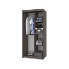 ТОМАС Шкаф-купе с зеркалом Анкор темный/светлый Т22 в Миассе - miass.mebel24.online | фото 2