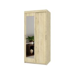 ТОМАС Шкаф-купе с зеркалом Ирландский дуб Т22 в Миассе - miass.mebel24.online | фото
