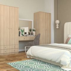 Шкаф Нина (М6) Ясень шимо светлый в Миассе - miass.mebel24.online | фото