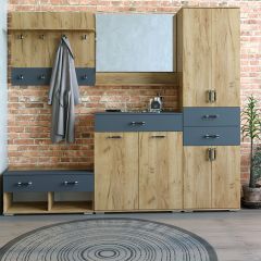 Шкаф с ящиками НКМ Бостон Секция 6 в Миассе - miass.mebel24.online | фото 2
