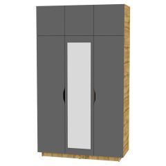 Шкаф с зеркалом "Аврора (H21_M)" в Миассе - miass.mebel24.online | фото 19