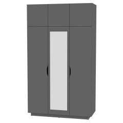 Шкаф с зеркалом "Аврора (H21_M)" в Миассе - miass.mebel24.online | фото 20