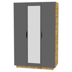 Шкаф с зеркалом "Аврора (H24_M)" в Миассе - miass.mebel24.online | фото 2