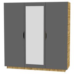 Шкаф с зеркалом "Аврора (H30_M)" в Миассе - miass.mebel24.online | фото 19