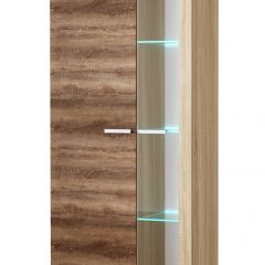СОНАТА Шкаф ШВС-800 (Дуб сонома/Дуб сакраменто) в Миассе - miass.mebel24.online | фото