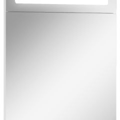 Шкаф-зеркало Аврора 55 левый с подсветкой LED Домино (DV8003HZ) в Миассе - miass.mebel24.online | фото