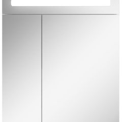 Шкаф-зеркало Аврора 60 с подсветкой LED Домино (DV8005HZ) в Миассе - miass.mebel24.online | фото 4
