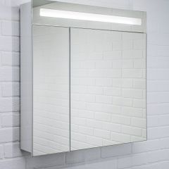 Шкаф-зеркало Аврора 65 с подсветкой LED Домино (DV8006HZ) в Миассе - miass.mebel24.online | фото 6