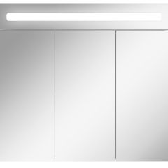 Шкаф-зеркало Аврора 80 с подсветкой LED Домино (DV8009HZ) в Миассе - miass.mebel24.online | фото 4
