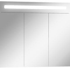 Шкаф-зеркало Аврора 80 с подсветкой LED Домино (DV8009HZ) в Миассе - miass.mebel24.online | фото 1