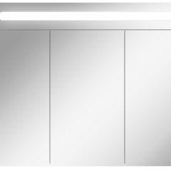 Шкаф-зеркало Аврора 85 с подсветкой LED Домино (DV8010HZ) в Миассе - miass.mebel24.online | фото 4