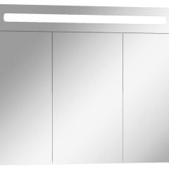 Шкаф-зеркало Аврора 85 с подсветкой LED Домино (DV8010HZ) в Миассе - miass.mebel24.online | фото