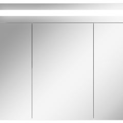 Шкаф-зеркало Аврора 90 с подсветкой LED Домино (DV8011HZ) в Миассе - miass.mebel24.online | фото 4