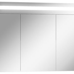 Шкаф-зеркало Аврора 90 с подсветкой LED Домино (DV8011HZ) в Миассе - miass.mebel24.online | фото