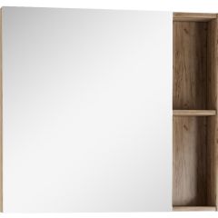Шкаф-зеркало Craft 80 левый/правый Домино (DCr2204HZ) в Миассе - miass.mebel24.online | фото 1