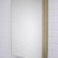 Шкаф-зеркало Мечта 50 Дуб сонома АЙСБЕРГ (DM2318HZ) в Миассе - miass.mebel24.online | фото 3