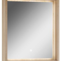Шкаф-зеркало Nice 60 с подсветкой Домино (DN4706HZ) в Миассе - miass.mebel24.online | фото
