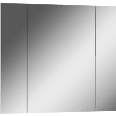 Шкаф-зеркало Норма 80 3 двери АЙСБЕРГ (DA1626HZ) в Миассе - miass.mebel24.online | фото 1