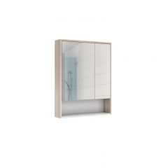Шкаф-зеркало Prime 60 Дуб сонома Домино (DP9005HZ) в Миассе - miass.mebel24.online | фото 1