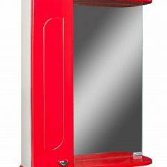 Шкаф-зеркало Радуга Красный 50 левый АЙСБЕРГ (DA1122HZR) в Миассе - miass.mebel24.online | фото 1