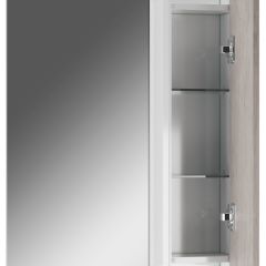 Шкаф-зеркало Uno 60 Дуб серый левый/правый Домино (DU1503HZ) в Миассе - miass.mebel24.online | фото 4