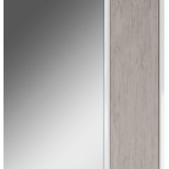 Шкаф-зеркало Uno 60 Дуб серый левый/правый Домино (DU1503HZ) в Миассе - miass.mebel24.online | фото 5