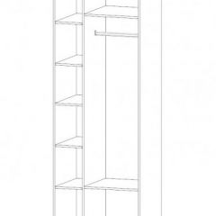 КОСТА-РИКА Шкаф 2-х створчатый (шимо темный/шимо светлый) в Миассе - miass.mebel24.online | фото 2