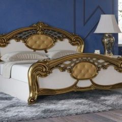 Спальня Ольга (комплект 6 дв.) беж/золото матовый в Миассе - miass.mebel24.online | фото 4