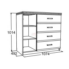 Спальный гарнитур Ольга-13 (модульный) в Миассе - miass.mebel24.online | фото 14