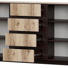 ПРАГА Спальный гарнитур Серия 3 (Дуб Делано/Дуб Венге) в Миассе - miass.mebel24.online | фото 10
