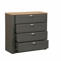 Спальный гарнитур Прованс (модульный) Диамант серый в Миассе - miass.mebel24.online | фото 8