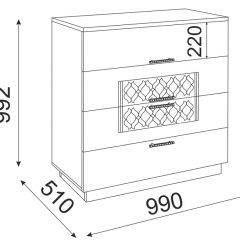 Спальный гарнитур Тиффани (БЕЛЫЙ ТЕКСТУРНЫЙ/БЕЛЫЙ) в Миассе - miass.mebel24.online | фото 13