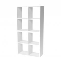 Стеллаж 8 секций (белый) в Миассе - miass.mebel24.online | фото