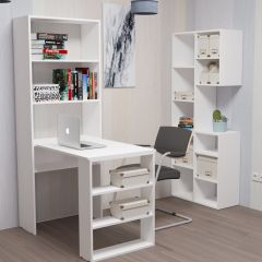 Стеллаж Элемент-1 (белый) в Миассе - miass.mebel24.online | фото 4