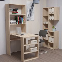 Стеллаж Элемент-1 (дуб сонома) в Миассе - miass.mebel24.online | фото 6